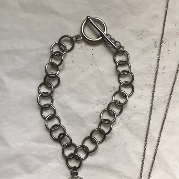 Skull & Crossbones 925 sterling silver set - Picture 6 of 14